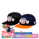 MCREW CABEAR加州熊立体LOGO刺绣藏青黑色拼色平檐帽嘻哈棒球帽