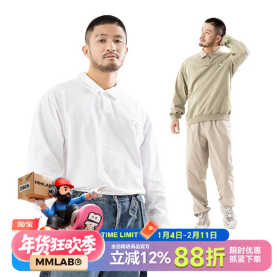 刺绣休闲长袖MMLABCREW