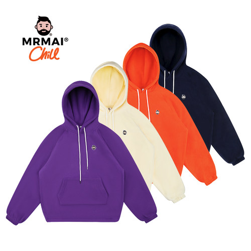 MRMAI加厚摇粒绒连帽卫衣