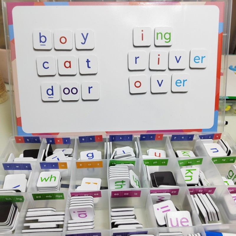 英文字母磁力英语儿童自然拼读卡片磁铁教具磁性冰箱益智小学早教