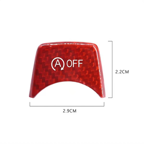 宝马按键贴新3系5系X系车型OFF自动启停按键碳纤维装饰贴开关保护