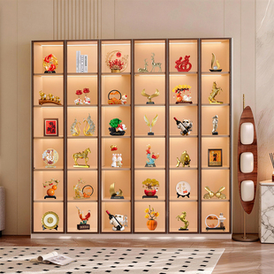 酒柜装 饰高级感2026 饰品摆件轻奢高档客厅电视餐边柜玻璃展示柜装