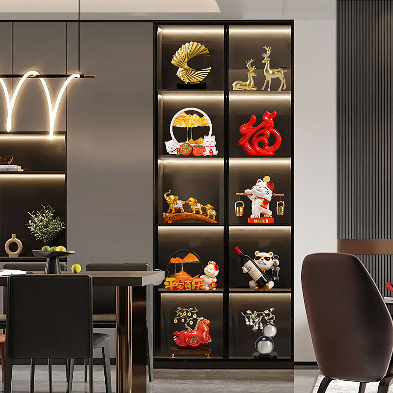 2025新款酒柜轻奢装饰品客厅摆件