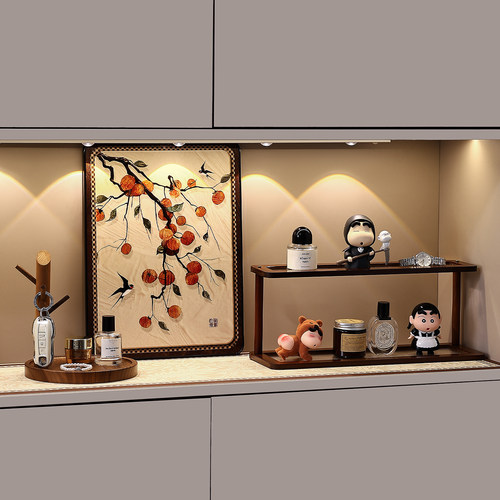 进门中古风玄关摆件钥匙收纳好物