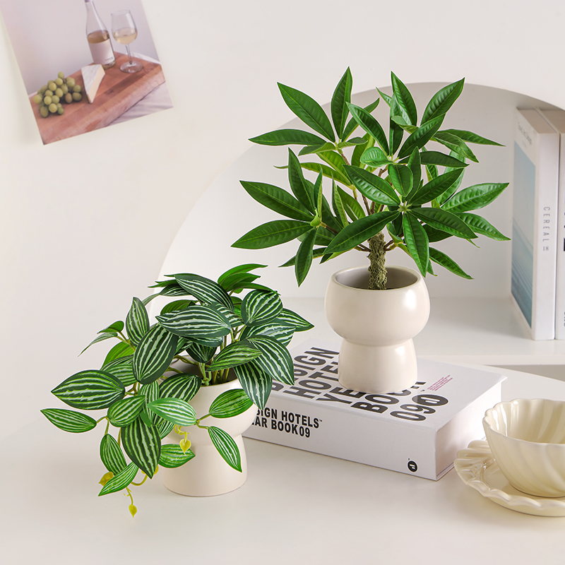 仿真植物小盆栽办公室家居客厅桌面装饰室内盆景摆件仿生假花绿植