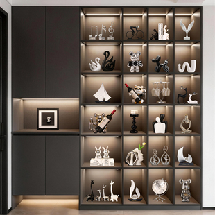 电视柜摆件酒柜装饰品轻奢高档2026新款餐边柜布置高端上档次大气