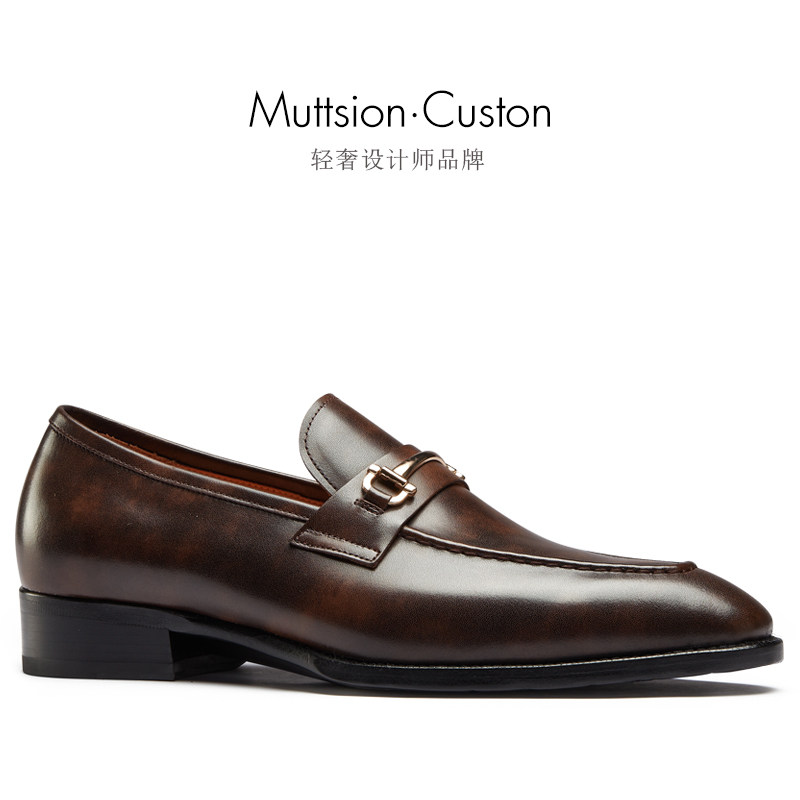 新品！高级感！博物馆牛皮马衔扣乐福鞋皮鞋休闲男鞋一脚蹬大码47,流行男鞋,乐福鞋（豆豆鞋）,淘宝优惠券,粉丝福利购,淘宝优惠卷