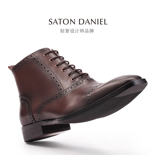 中帮英伦真皮shoes马丁靴