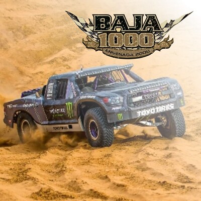 baja1000越野拉力赛纪念车贴巴哈美式越野车防水防晒遮伤贴纸