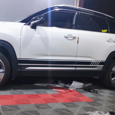 长安腰线防水车贴