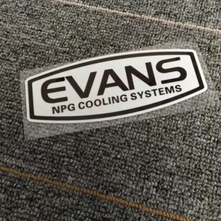 汽车贴纸EVANS爱温冷却液车尾装饰划痕遮挡汽车保养标志 防水防晒
