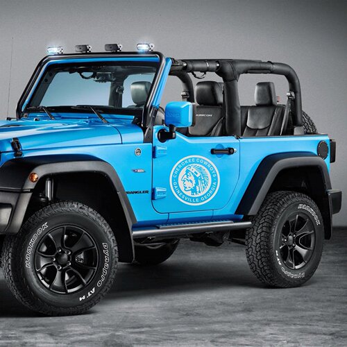 吉姆尼自由客沙漠越野汽车贴纸