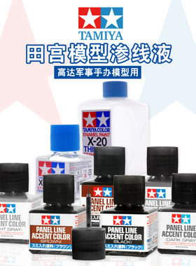 现货 田宫渗线液87131 旧化渍洗液 渗线笔 80030稀释剂 做旧擦拭