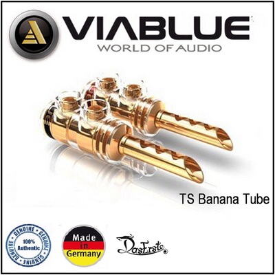 音箱蕉插24K镀金蕉头键Viablue