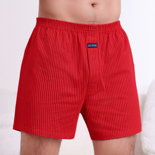 平角裤 纯棉大码 高腰阿罗裤 四角裤 宽松睡裤 短裤 男士 爸爸 头纯棉内裤