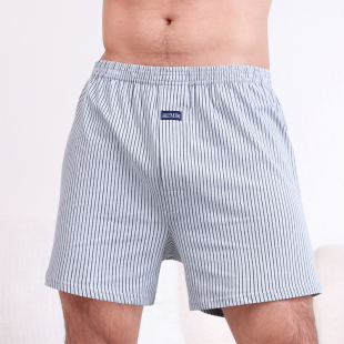 高腰睡裤 胖子四角裤 头纯棉内裤 阿罗裤 平角裤 纯棉大码 宽松短裤 男士