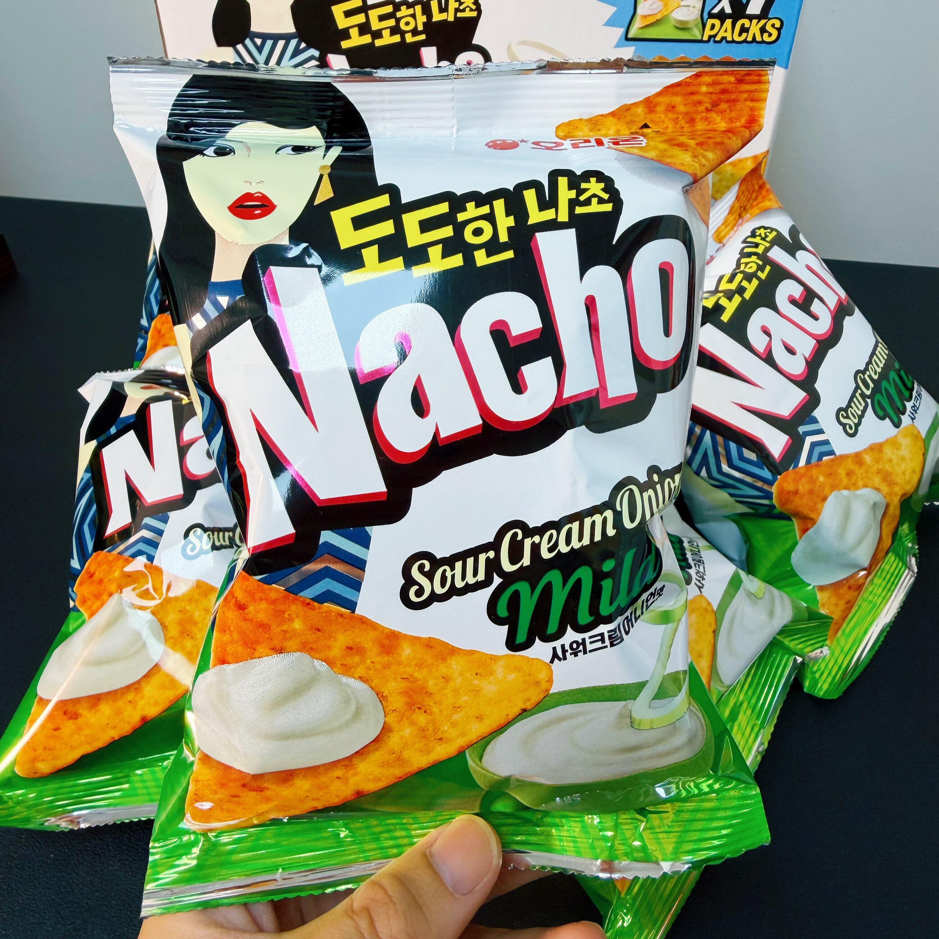 山姆代购 7月新品好丽友韩国进口酸奶洋葱味玉米片酥脆休闲零食