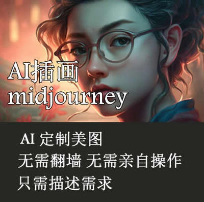 智能 AI绘画 制作 海报logo头像背景图设计人工智能定制图片
