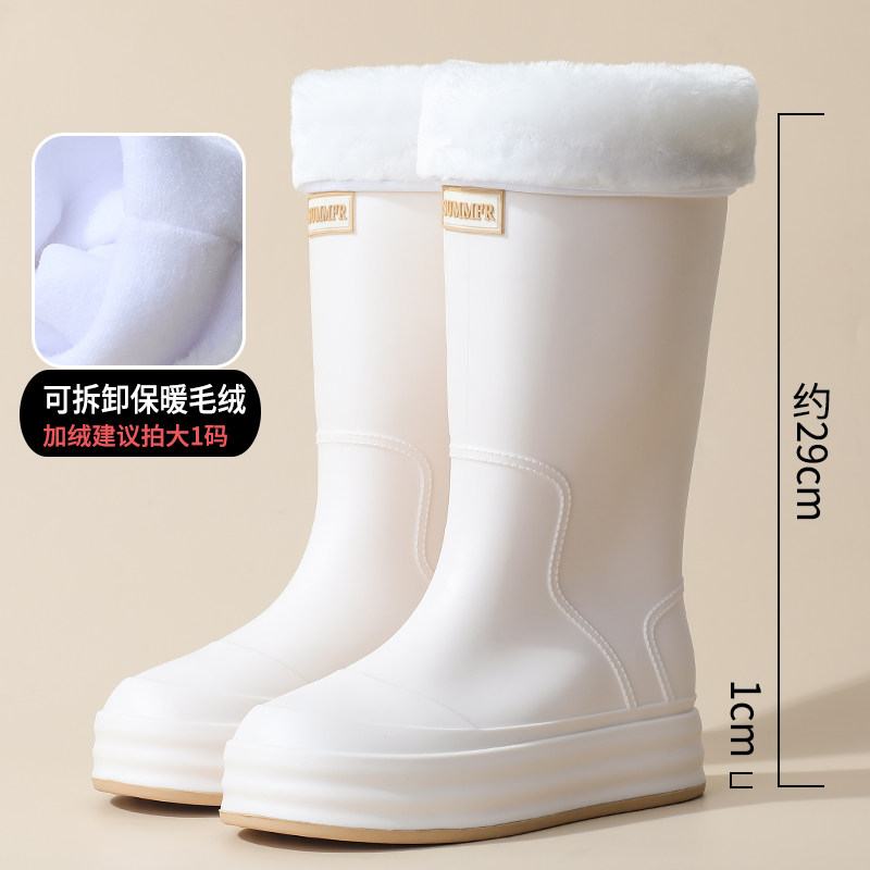 雨鞋女款时尚外穿雨靴中筒水鞋防水防滑胶鞋轻便套鞋成人大童水靴