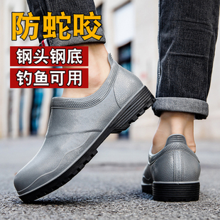 雨鞋男款2026新型防滑防臭短筒雨靴工作厨房胶靴男士洗车钓鱼水鞋