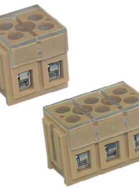 UFJ1-2.5/2 上海友邦电气UPUN底座封闭型 2路拼接线端子排 071001