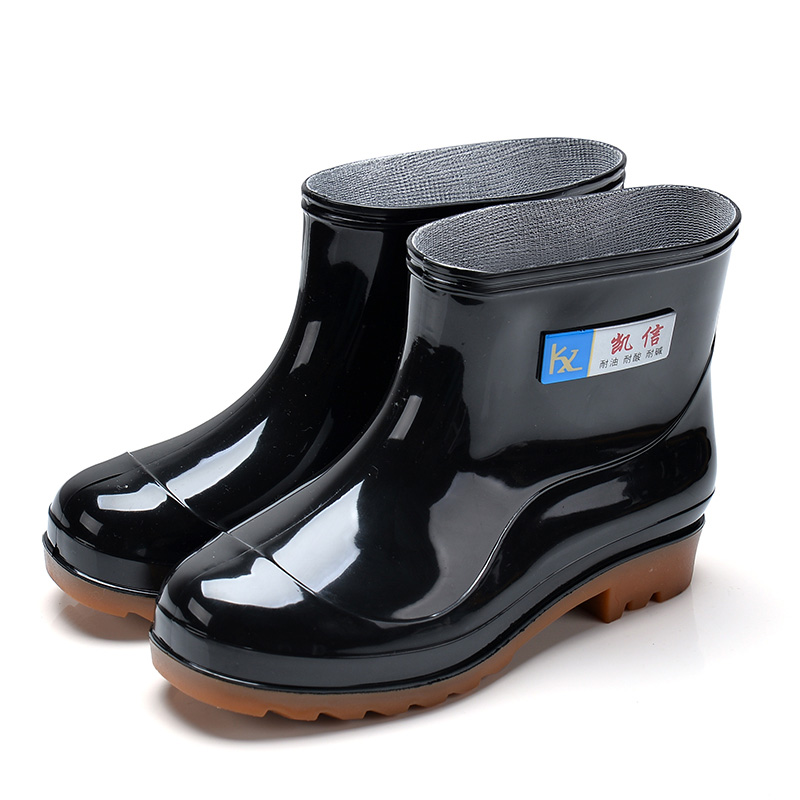 Chaussures - bottes caoutchouc homme pour hiver - semelle tendon - Ref 958980 Image 4