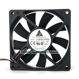 AUB0812HHB 台达8015 12V 0.24A 8cm 机箱CPU风扇 静音 4线风扇