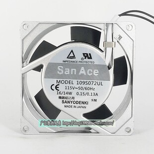 全新三洋 9CM 9025 115V 工业机柜机箱风机散热风扇静音109S072UL