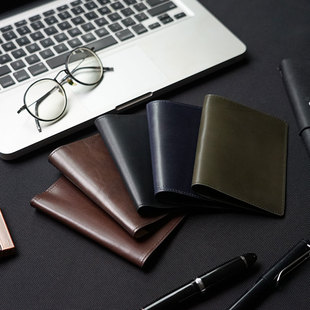 BELLPLAN护照包头层胎牛皮证件收纳护照夹律师证套多功能真皮卡包