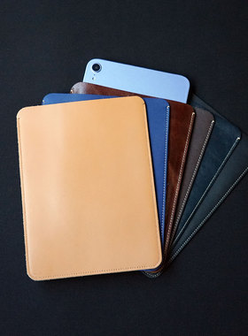 BELLPLAN适配ipadmini全系列裸机保护套头层牛皮平板保护直插套