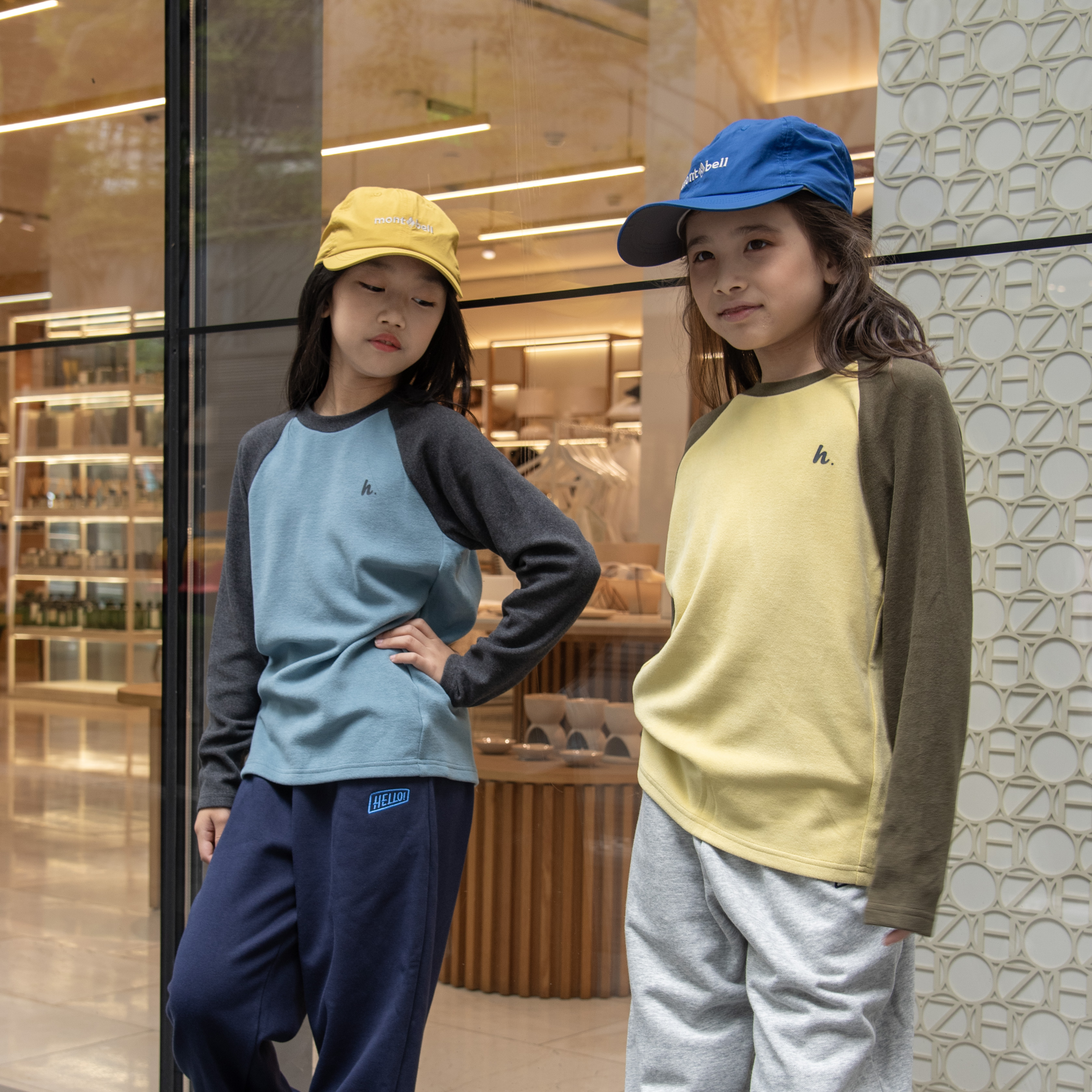 DAMONDAILY儿童户外撞色T恤