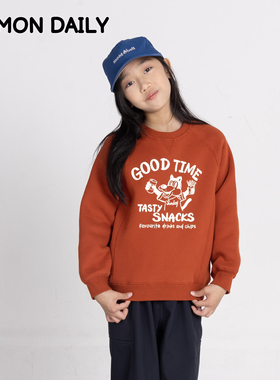 DAMON DAILY 25年春夏新品儿童户外印花长袖T恤