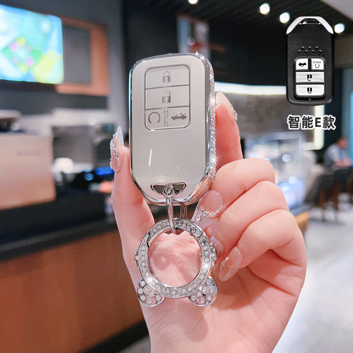 适用19/21款本田思域尚动/尚擎/燃动/劲擎/豪华版十代钥匙包套壳