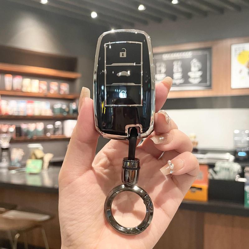适用长安老款CS75/CS35逸动锐程CC汽车一键启动锁匙扣壳钥匙包套