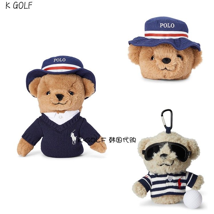 INS韩国正品代购高尔夫杆套 23年小熊一号木球道木3号5号小球袋