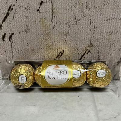 特价售卖 FERRERO ROCHER费列罗榛果威化巧克力50g(4粒) 休闲零食