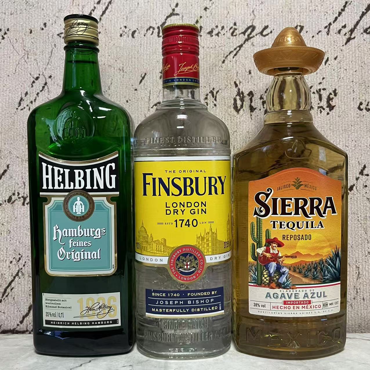 特价售卖 进口汉堡利口酒芬斯伯里伦敦金酒幸运帽金龙舌兰就700ml