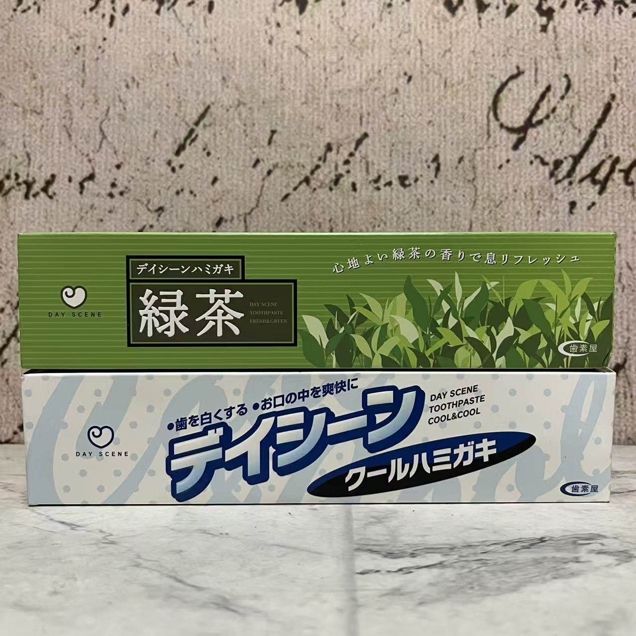 特价售卖 日本进口齿美屋绿茶味薄荷味啫喱状牙膏100g 清新口气
