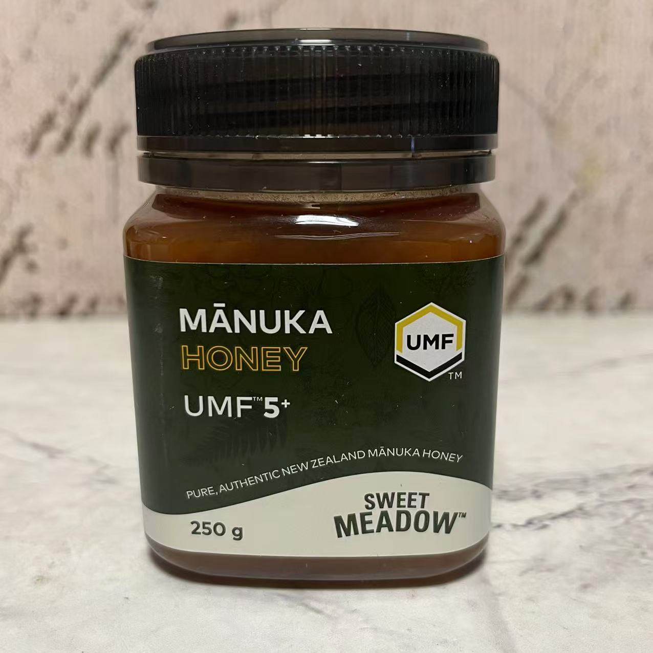 特价售卖 新西兰进口麦卢卡花蜂蜜(UMF5+)250g瓶装冲调营养滋补品