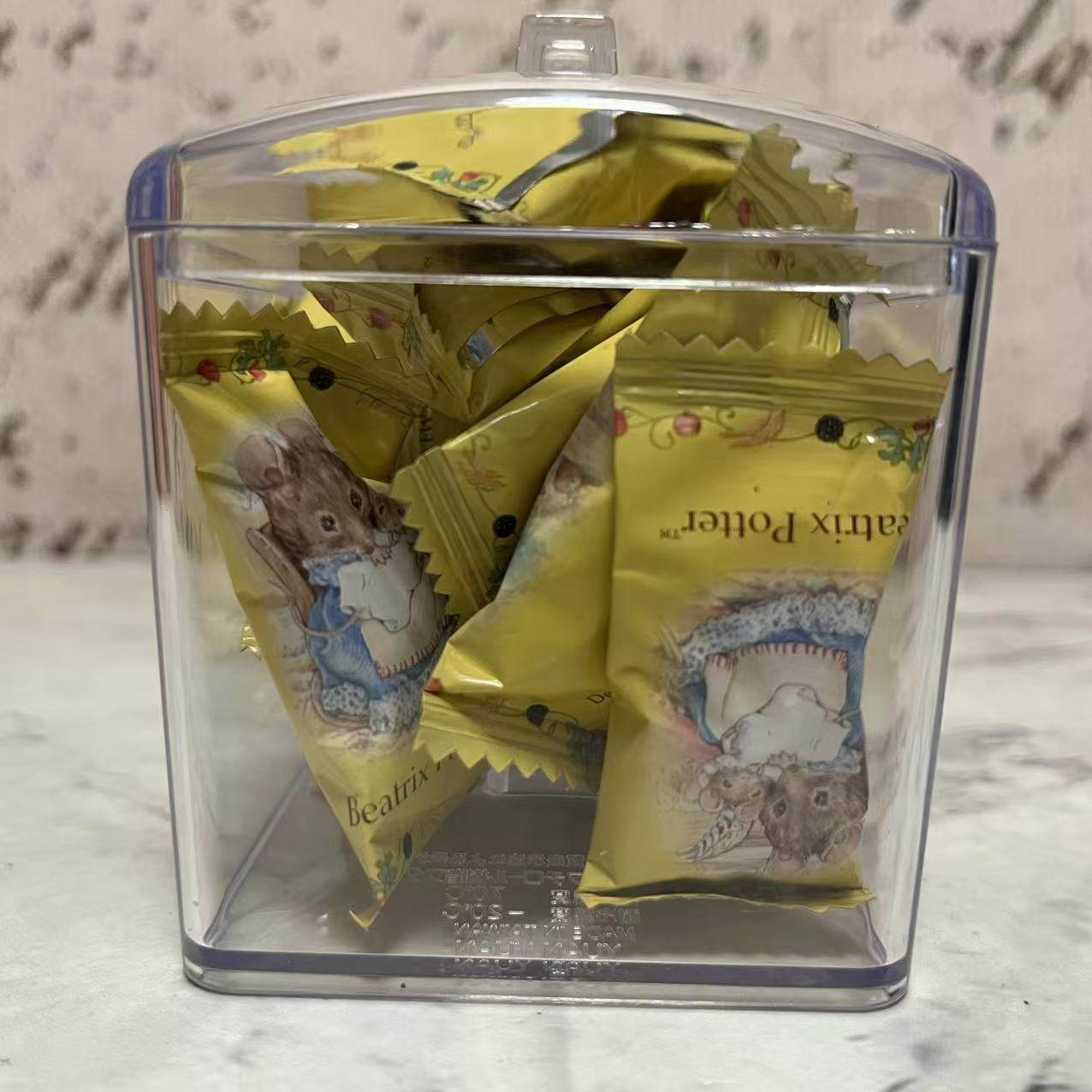 特价售卖 德国进口比得兔树莓味奶糖糖果60g 婚庆喜糖伴手礼糖果