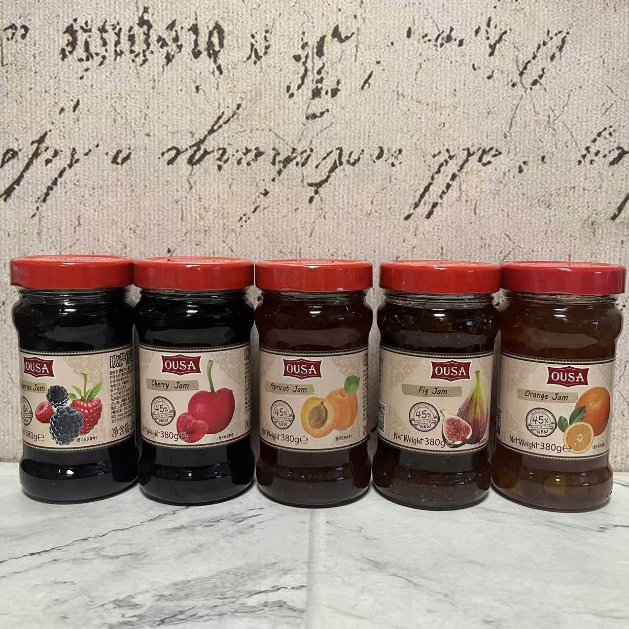 特价售卖 土耳其进口欧萨什锦莓果樱桃杏子无花果橙子果酱380g,粮油调味/速食/干货/烘焙,果酱/鲜花酱/甜味酱,淘宝优惠券,粉丝福利购,淘宝优惠卷