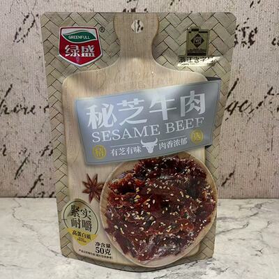 临期裸价特卖 绿盛秘芝牛肉50g袋装 肉香浓郁酱卤肉制品 休闲零食