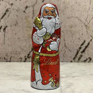 临期特卖 礼物零食 德国进口Lindt瑞士莲圣诞老人牛奶巧克力40g