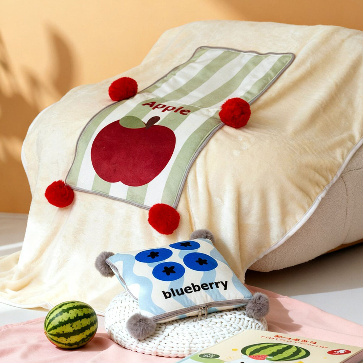 抱枕被子两用车载办公室午睡抱枕毯子二合一毛绒毯子车上小毯子,居家布艺,抱枕被,淘宝优惠券,粉丝福利购,淘宝优惠卷