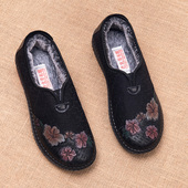 加绒妈妈鞋 老北京奶奶鞋 女防滑老太太棉鞋 冬季 2025保暖软底老人鞋