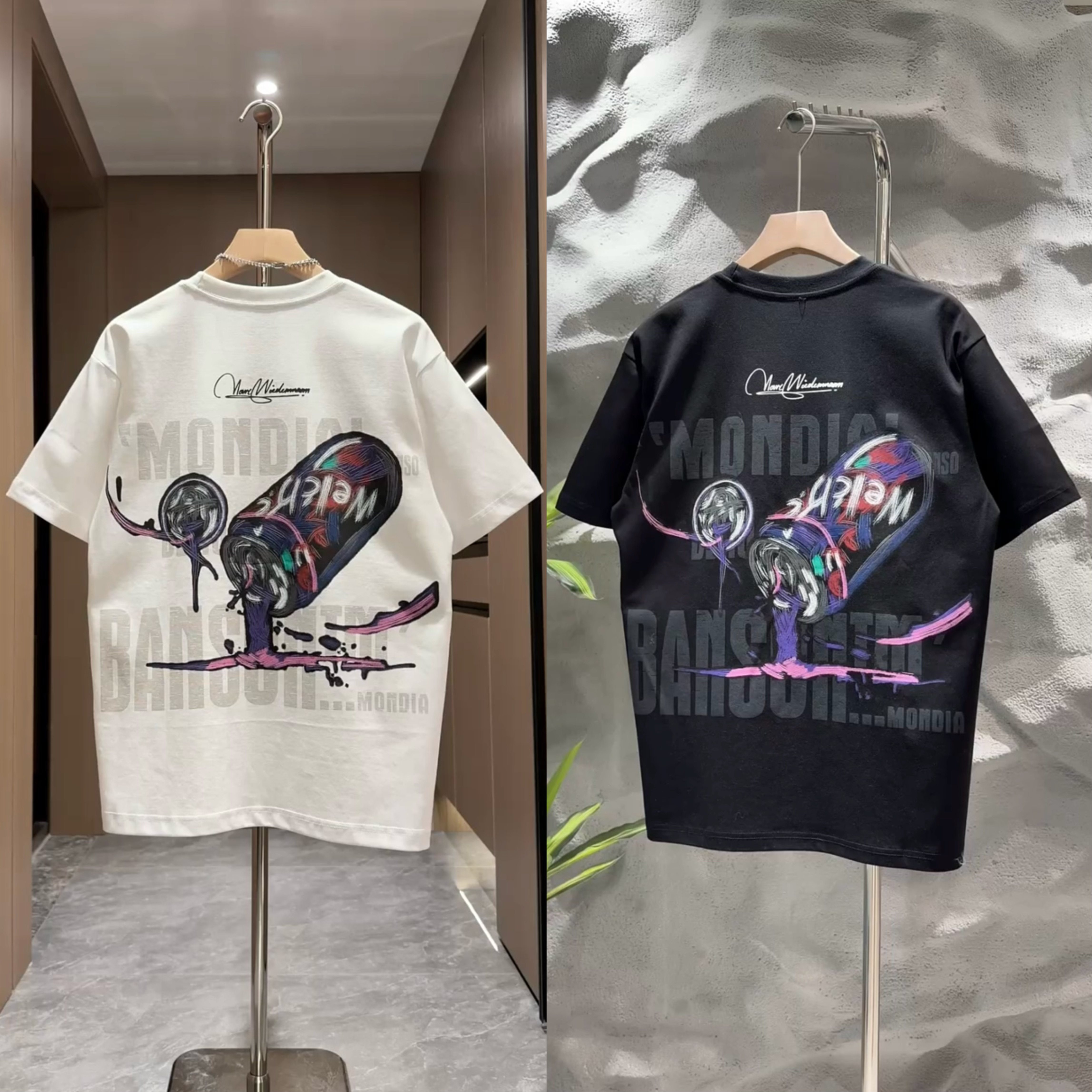 2026新款街头风可乐印花短袖男宽松百搭T恤内搭痞帅潮牌上衣夏季