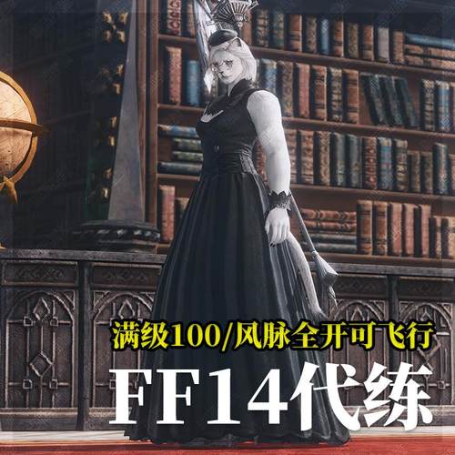 【珈蓝】ff14角色代练 满级100 风脉全开可飞行 赠送战职710一套