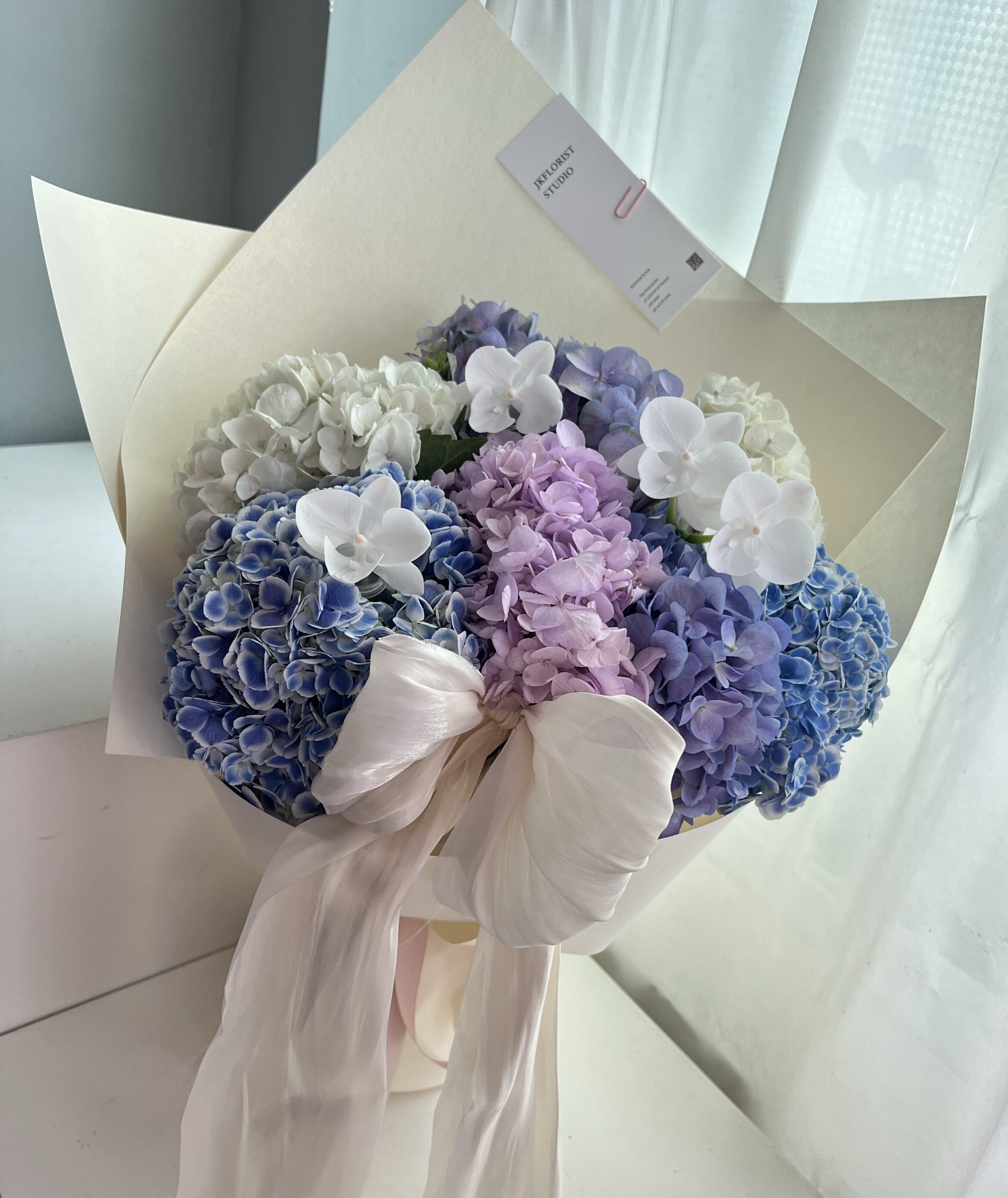 绣球花束生日礼物送闺蜜爱人福田鲜花速递(同城)