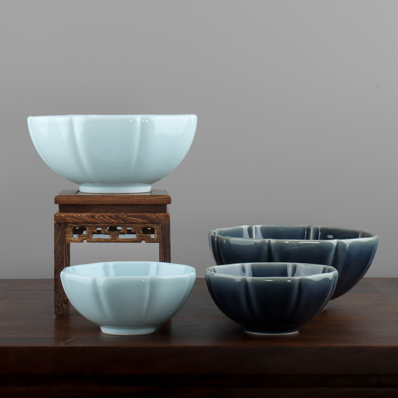 复古风宋风中式粗陶一人食碗