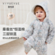 宝宝夹棉连体衣婴儿棉服秋冬保暖新生儿连帽外出服男女宝宝衣服